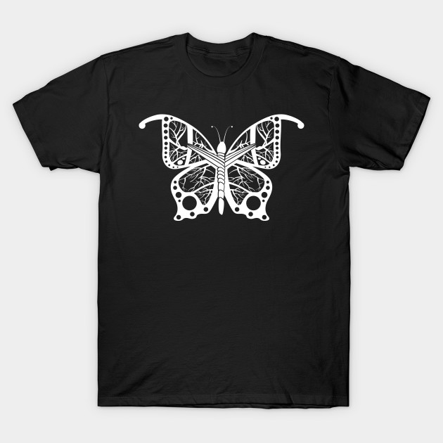 Double Sided Butterfly (White) by NationalMALSFoundation